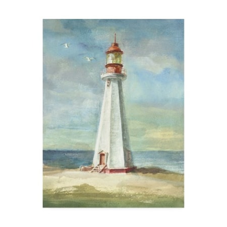 Danhui Nai 'Lighthouse Iii Red' Canvas Art,35x47